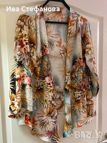 Ново ежедневно елегантно кимоно Avin Авин тропически принт , снимка 2 - Сака - 41585855