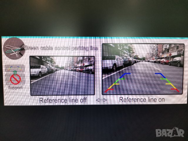 FullHD Камера за паркиранe 1080p175°–(Нощен режим,водоустойчива), снимка 16 - Аксесоари и консумативи - 36921683