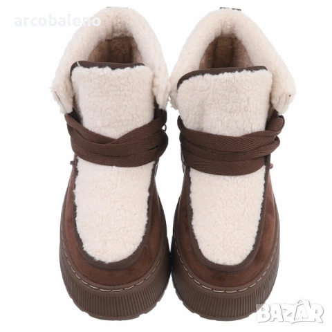 Дамски зимни боти до глезена, 3цвята , снимка 17 - Дамски боти - 52222704