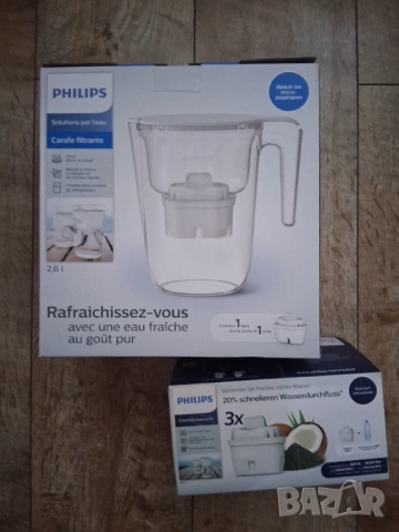 комплект Philips филтрираща кана с филтри