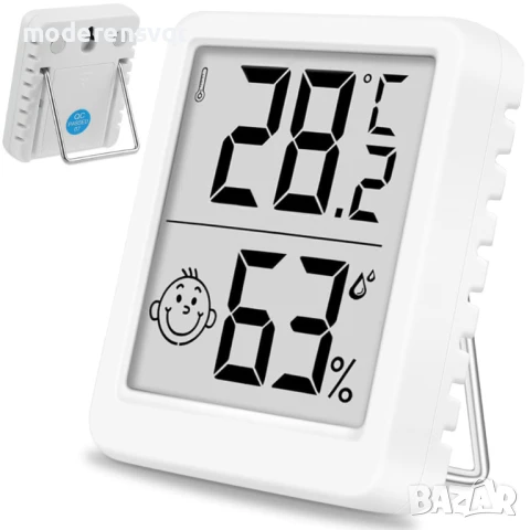 Цифров термометър метеорологична станция с магнит, закачане и стойка