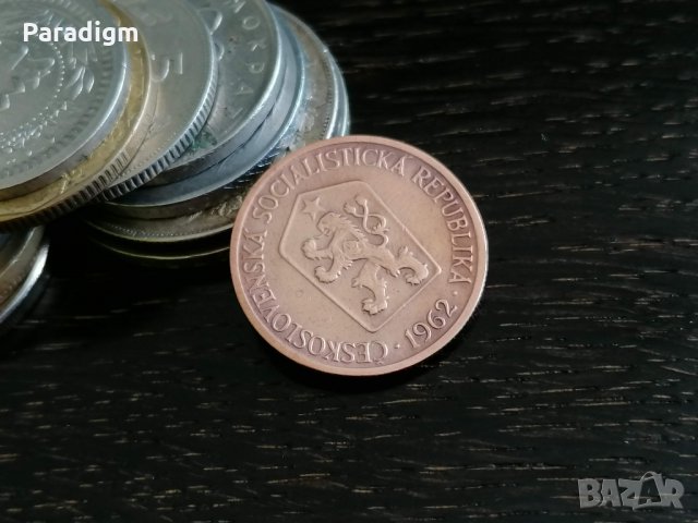 Монета - Чехословакия - 1 крона | 1962г., снимка 2 - Нумизматика и бонистика - 28852802