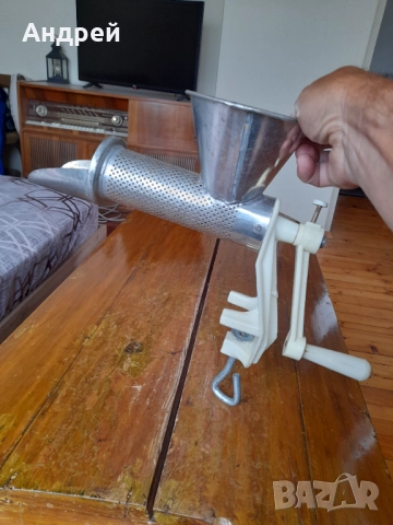 Стара мелячка за домати,мелница #8, снимка 6 - Антикварни и старинни предмети - 51569486