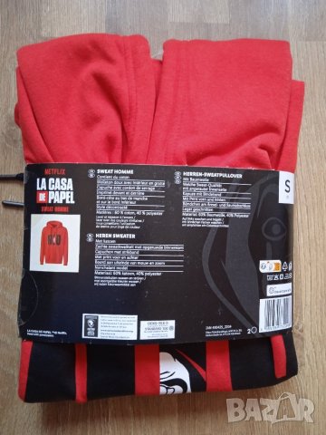 Нов червен суичър с качулка , снимка 7 - Суичъри - 43657350