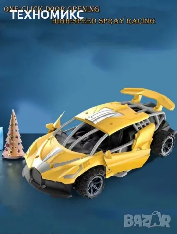Най-новата кола с дистанционно управление с функция за пръскане, снимка 3 - Коли, камиони, мотори, писти - 48173173