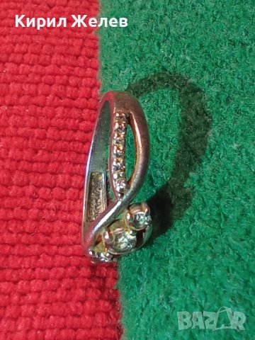 ВЕЛИКОЛЕПЕН СТАР СРЕБЪРЕН СКЪПОЦЕНЕН АРТ НУВО ПРЪСТЕН ВИСОКА ПРОБА СРЕБРО МАЙСТОРКА ИЗРАБОТКА 40546, снимка 4 - Антикварни и старинни предмети - 43318135