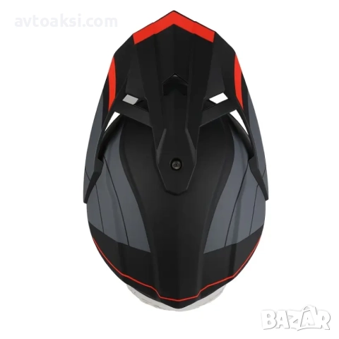 Каска Крос Мотор/Скутер/Бъги/Вело/АТВ -192-2, снимка 3 - Аксесоари и консумативи - 52099429