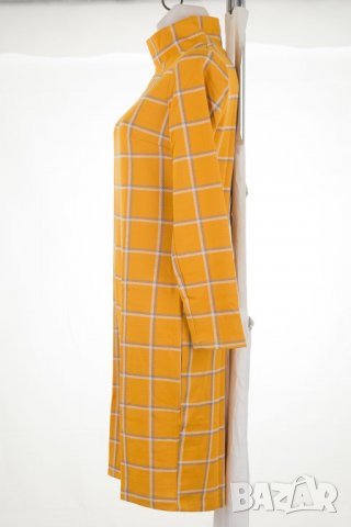 Рокля в цвят горчица марка Last-past now - L, снимка 4 - Рокли - 37775031