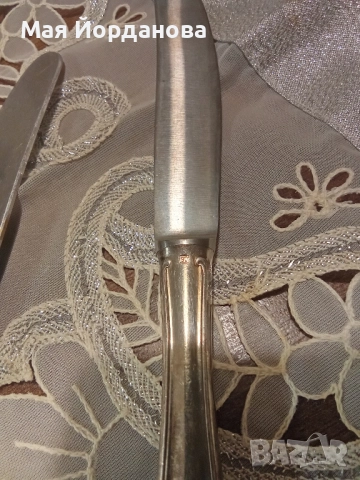 Посребрени ножове немски WFM, 6 бр. цена 28,00 лв., снимка 2 - Прибори за хранене, готвене и сервиране - 51936140