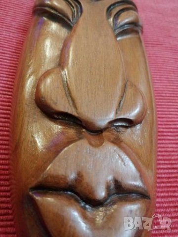 Дървена маска - Куба. , снимка 6 - Статуетки - 28062832
