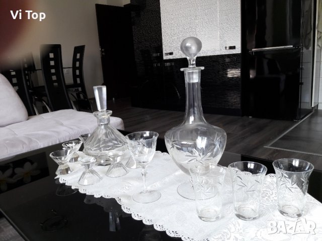 Кристални купи ,гарафа,чинийки, снимка 5 - Други - 33894074