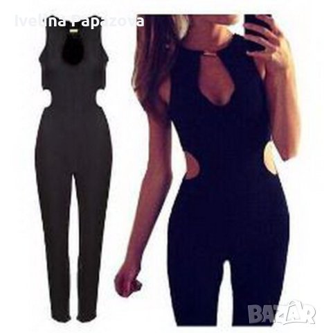 Дамски гащеризон с гол гръб, снимка 2 - Гащеризони - 43430171