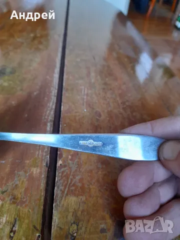 Стара лъжица за коктейли,сосове #3, снимка 5 - Други ценни предмети - 47410902