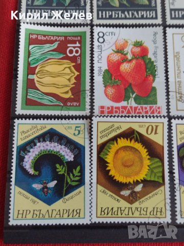 Пощенски марки  ЦВЕТЯ стари редки за колекция декорация поща България от соца 29539, снимка 2 - Филателия - 37713345