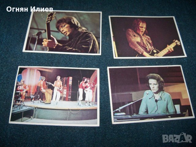 Стари картички–стикери DZUBOKS POP PARADA 1975г., снимка 2 - Други ценни предмети - 26635936