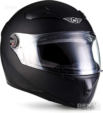 Каска за Скутер Cruiser, черен мат, M (57-58cm), снимка 7 - Аксесоари и консумативи - 36629003