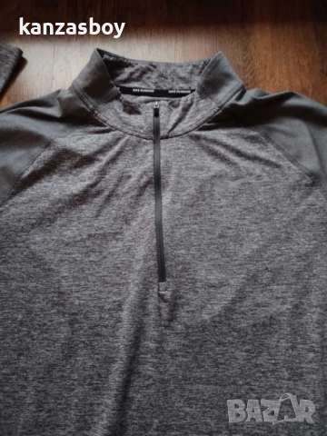 Nike Element 2.0 Half Zip Sweat - страхотна мъжка блуза КАТО НОВА ХЛ, снимка 7 - Блузи - 52566063