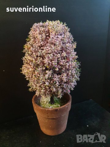 Изкуствени цветя в керамична кашпа, снимка 3 - Изкуствени цветя - 35348234