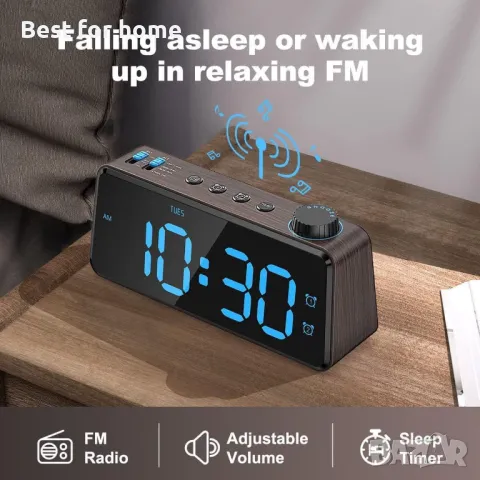 Цифров будилник ANJANK , снимка 6 - Други - 49163287