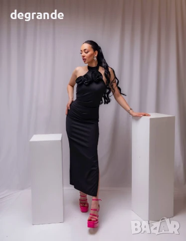 Уникална елегантна рокля в три цвята, снимка 7 - Рокли - 50899936