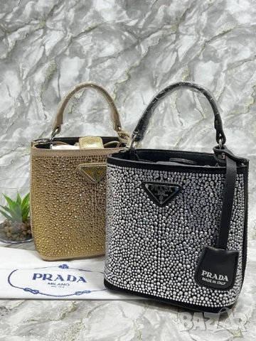 чанти с камъни prada , снимка 2 - Чанти - 50745496