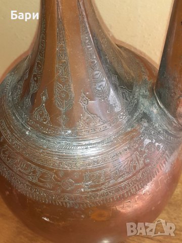 Стар красив голям меден ибрик, снимка 13 - Други ценни предмети - 37443889