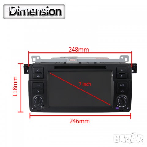 BMW Е46 - 7'' АНДРОИД НАВИГАЦИЯ, 7062, снимка 11 - Навигация за кола - 29008135