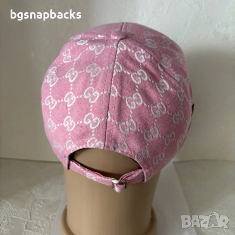 Маркови шапки гучи gucci shapka шапка guci розово гучи pink gucci, снимка 4 - Шапки - 52025089