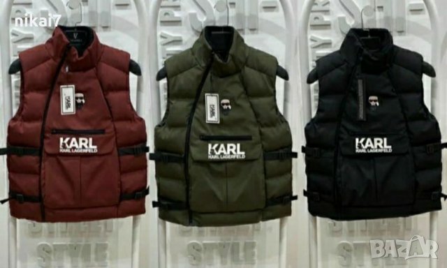 Karl Lagerfeld Nike мъжки елек зимена  дебела ветроустойчива пухенкаке ново, снимка 6 - Якета - 32247749