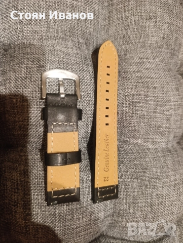 Кожена кайшка  22 мм, снимка 4 - Друга електроника - 31411828