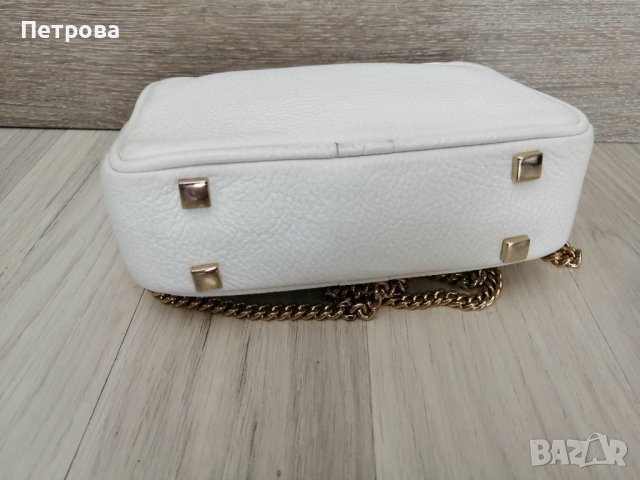 MSGM кожена бяла чанта Оригинал, снимка 3 - Чанти - 40067541