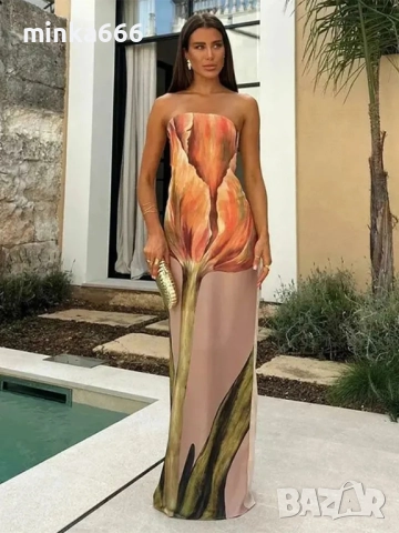 Стилна дамска рокля.