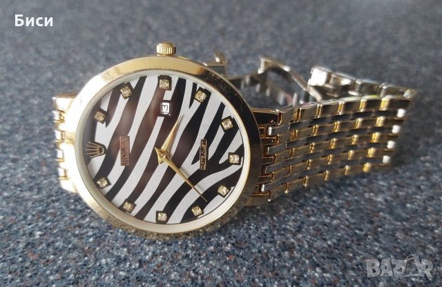 Rolex Datejust ,750/18k.gold plated-нов дамски часовник, снимка 9 - Дамски - 32424761