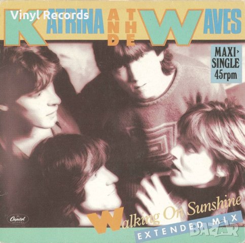 Katrina And The Waves – Walking On Sunshine (Extended Mix)Vinyl, 12", 45 RPM