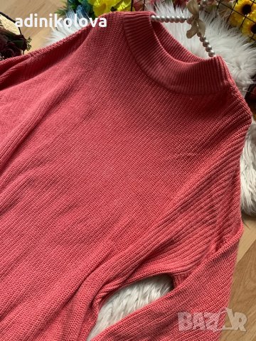 Розов пуловер, снимка 2 - Блузи с дълъг ръкав и пуловери - 38799162