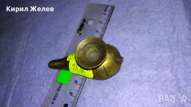 СТАРА МАЛКА БРОНЗИРАНА ЛАМПА на АЛАДИН ОРИЕНТАЛСКИ ТРАДИЦИОНЕН ПРИКАЗЕН СУВЕНИР 34586, снимка 7 - Колекции - 39068230