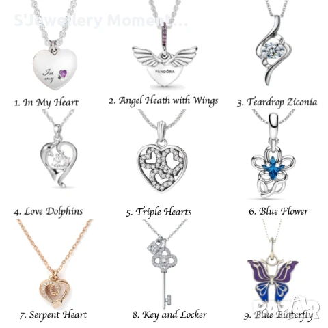 Сребърни колиета ПАНДОРА/ PANDORA Silver 925 Necklaces 
