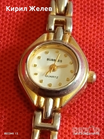 Дамски часовник BUBBLES QUARTZ красив стилен дизайн 51864, снимка 6 - Дамски - 53491870