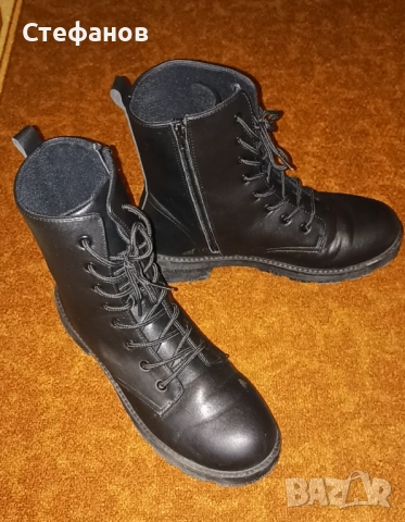 Дамски кожени боти, снимка 5 - Дамски боти - 52432713