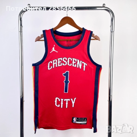 Мъжки потник Jordan New Orleans Zion Williamson размер XL