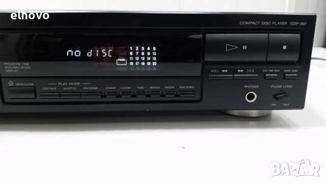 CD player SONY CDP-297, снимка 5 - Аудиосистеми - 50558325