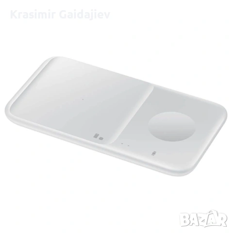 Безжично зарядно устройство Samsung Duo Pack EP-P4300TWEGEU за зареждане на мобилни устройства, смар, снимка 2 - Безжични зарядни - 53121256