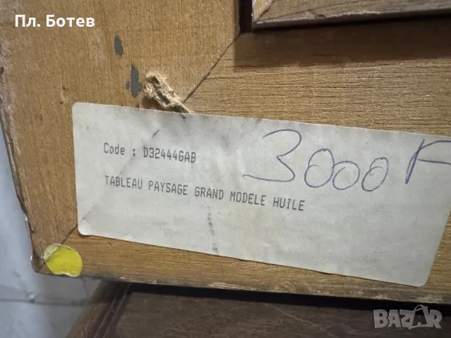 Стара маслена картина, снимка 7 - Картини - 48282514