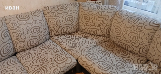 Ъглов диван-разтегателен, снимка 2 - Дивани и мека мебел - 52859215