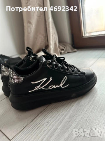Кожени обувки Karl Lagerfeld , снимка 2 - Дамски ежедневни обувки - 52898724