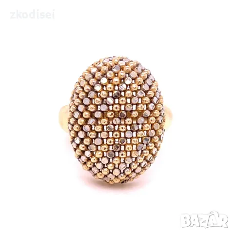 Златен дамски пръстен 5,03гр. 14кр.проба:585 размер:53 модел:30533-1, снимка 1