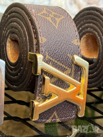 колани от естествена кожа в кутия louis vuitton, снимка 3 - Колани - 50768188