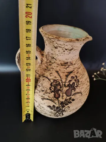 Немска керамика. Красива орнаментика с ръчна декорация., снимка 5 - Вази - 48826387