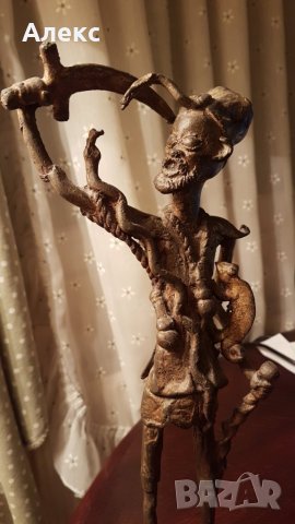 Стара Бронзова скулптура–Франция!, снимка 3 - Антикварни и старинни предмети - 27482237