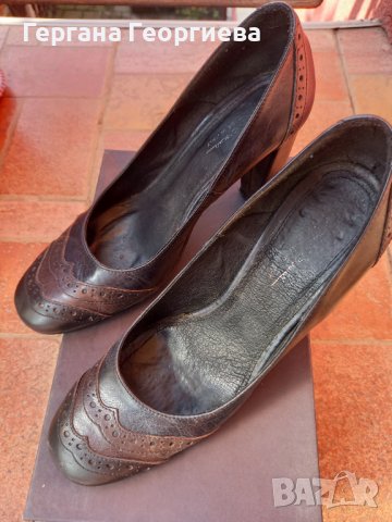 Дамски италиански обувки естественна кожа